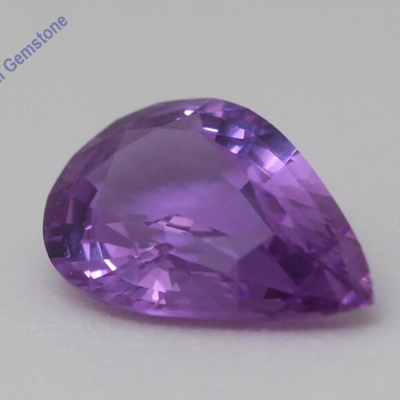 Pear Loose Sapphire (1.46 Ct Pinkish Purple Vs2) Gia C53000099 - Picture 6 of 6